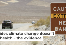 Rising global temperatures are increasing the risk of heat stroke on hot days, among many other human harms. Ronda Churchill/AFP via Getty Images